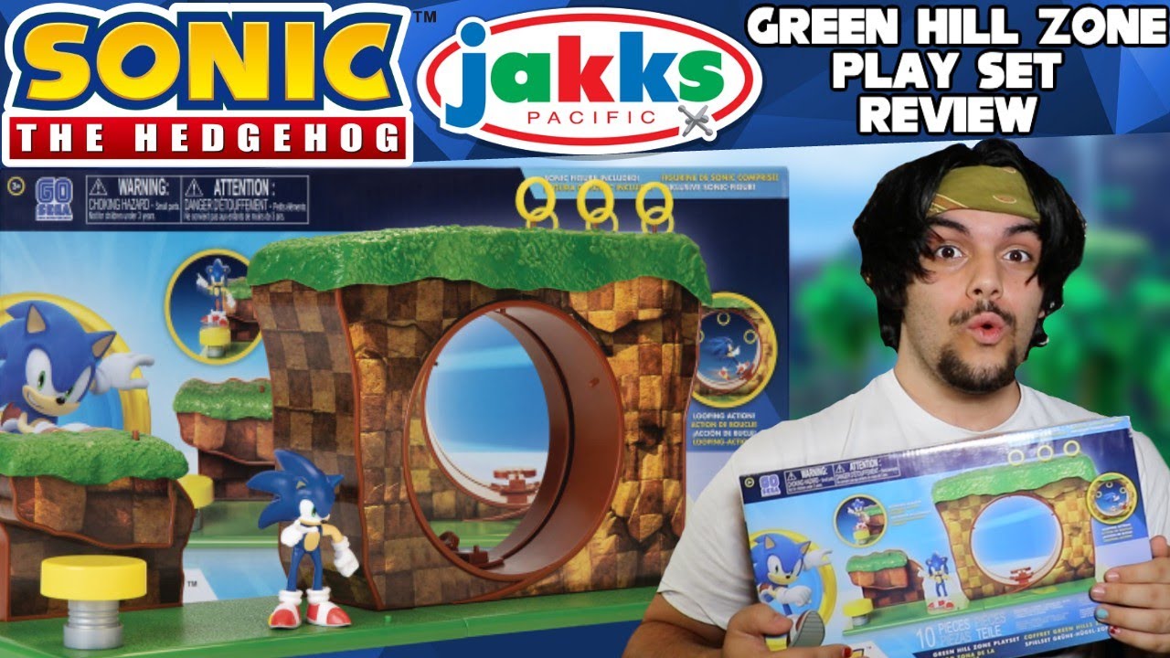 Sonic The Hedgehog JAKKS Pacific Green Hill Zone Playset (обзор и распаковка)