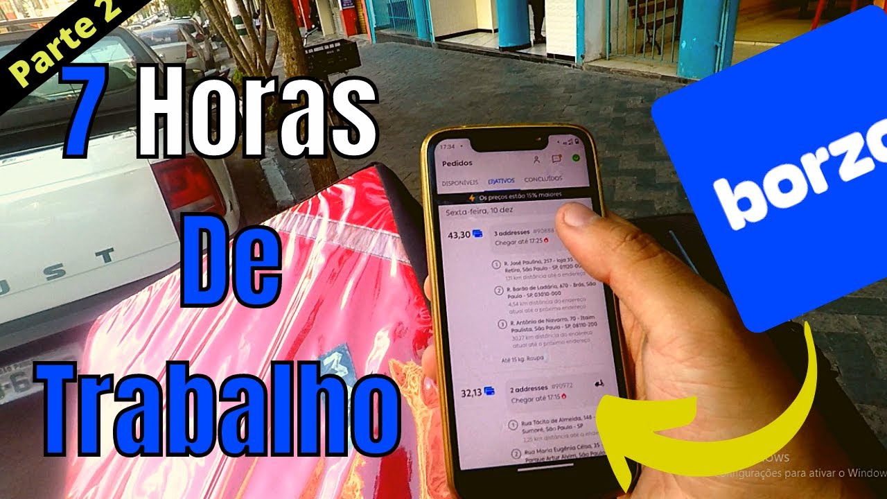230 REAIS NAS ENTREGAS TRABALHANDO POUCO COM A BORZO/CLICK ENTREGAS | PART. 2 | RUMO AOS 6 MIL