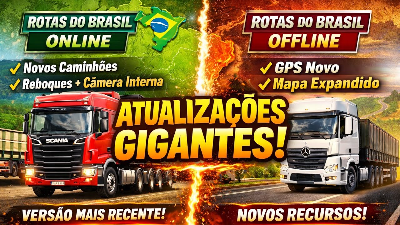 Routes of Brazil Online and Offline: Скоро выйдет масштабное обновление с новой картой и новым го...