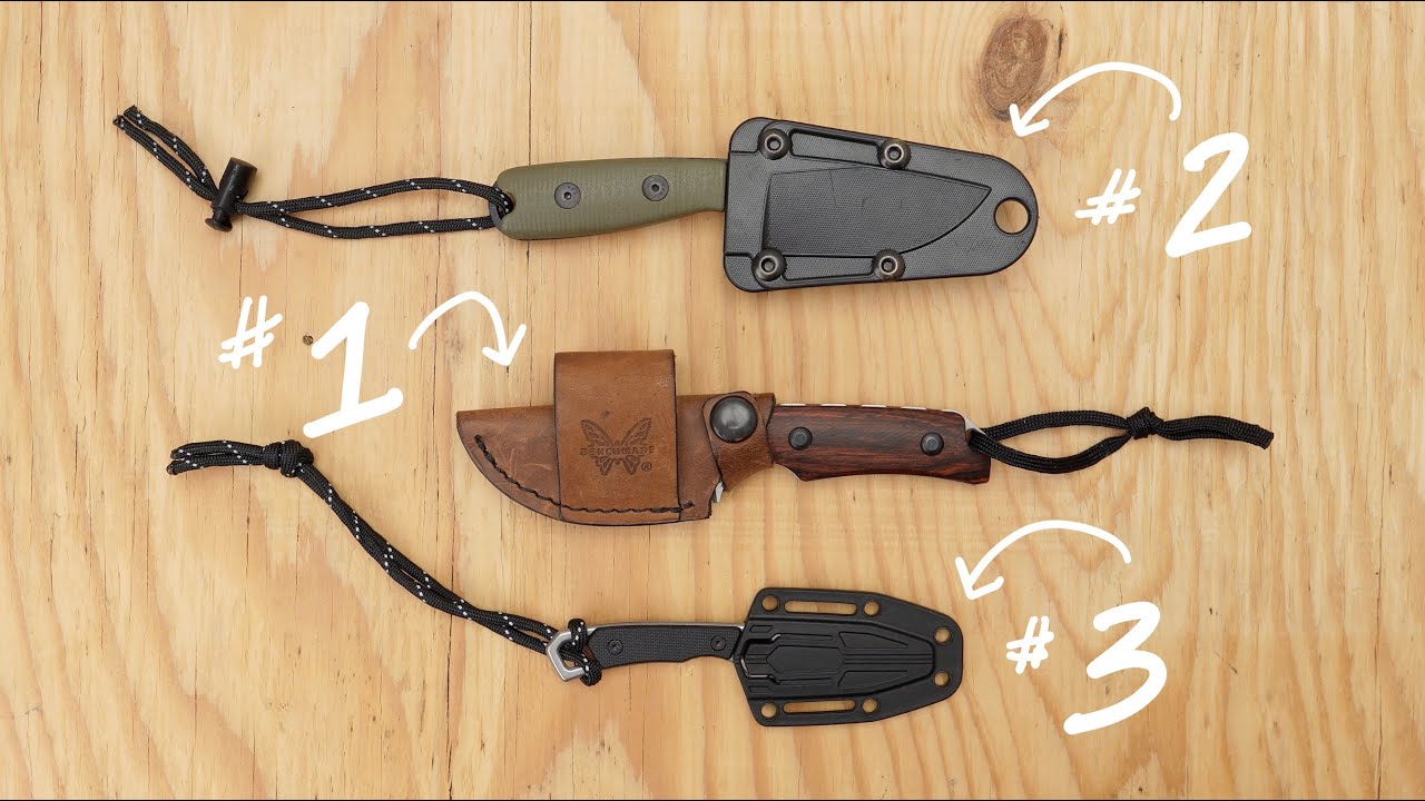 Three EPIC Fixed Blade Knives For Small Hands | Benchmade - ESEE - Kershaw