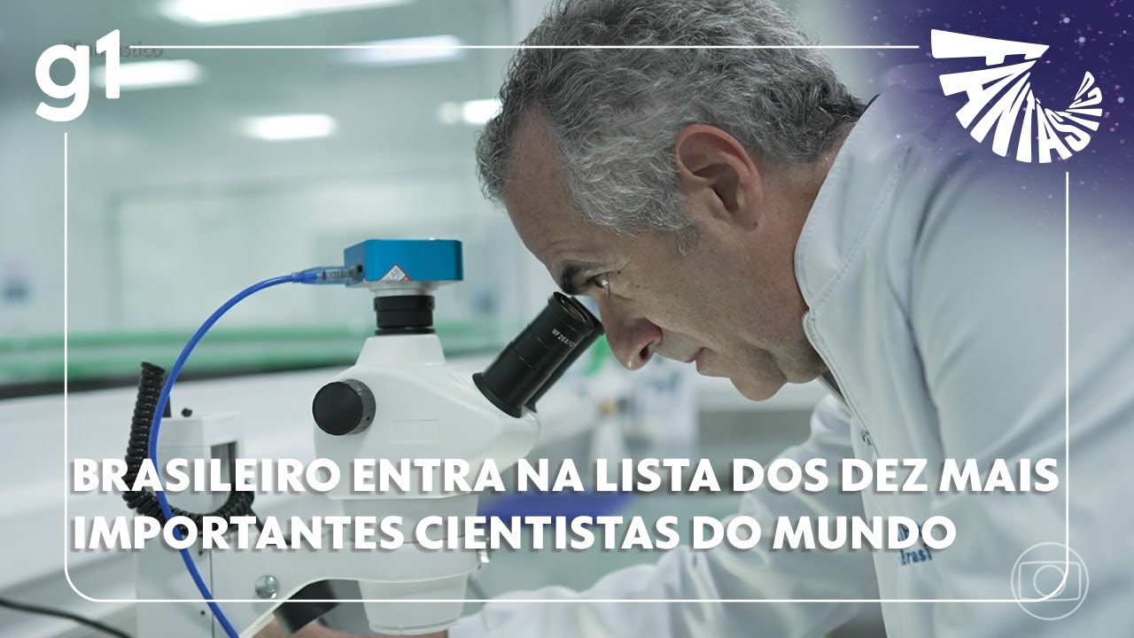 Fantástico: Brasileiro entra para a lista dos dez mais importantes cientistas do mundo