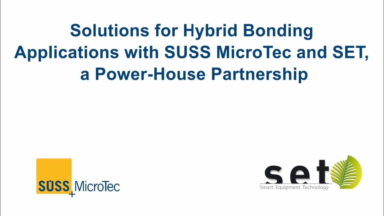 SUSS MicroTec Hybrid Bonding Solution