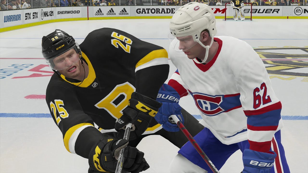 NHL 21 Gameplay - Boston Bruins vs Montreal Canadiens Full Game CPU vs CPU - PS4
