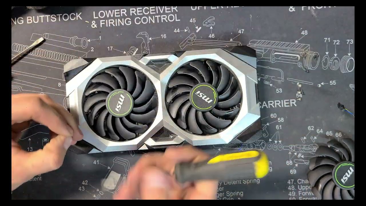 MSI GPU fan replacement 2060 2070 2080