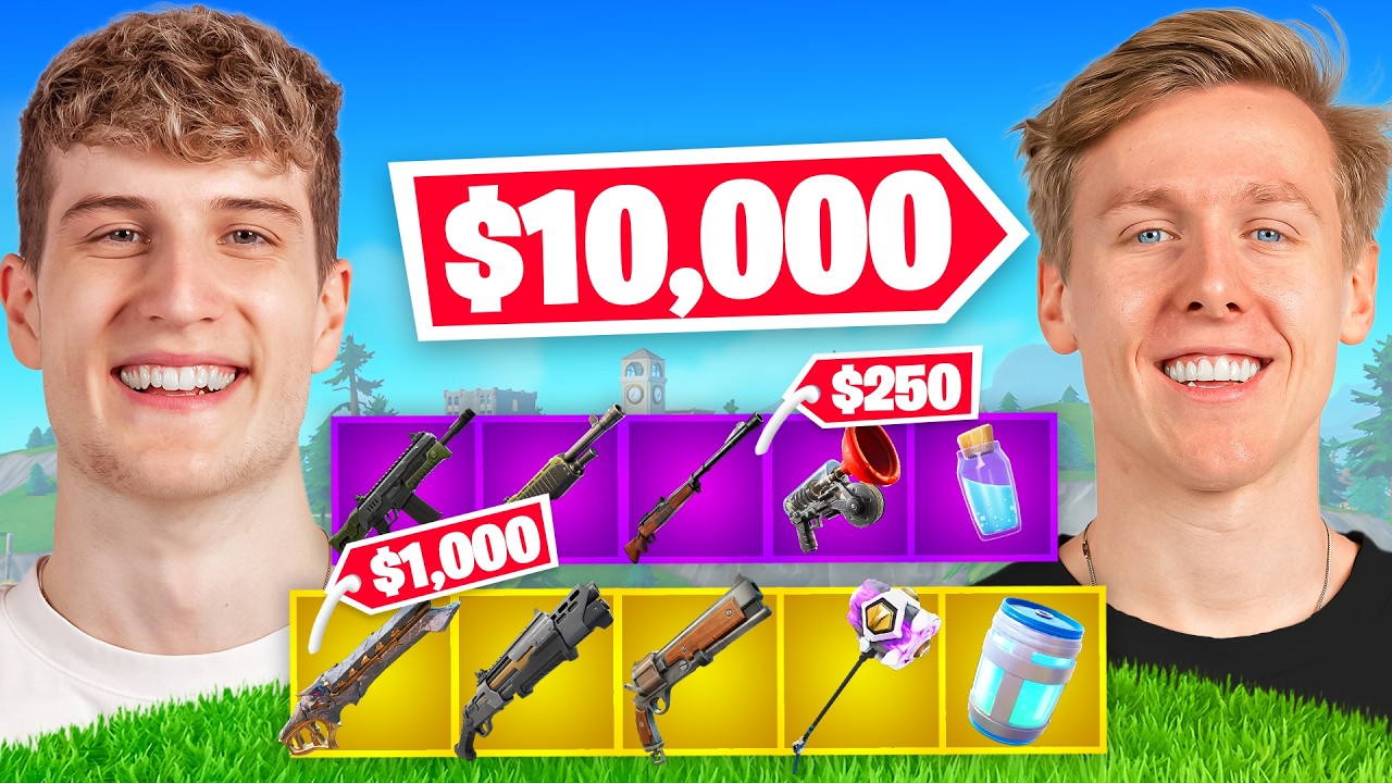 Fortnite but Buying our Loadout to 1v1!