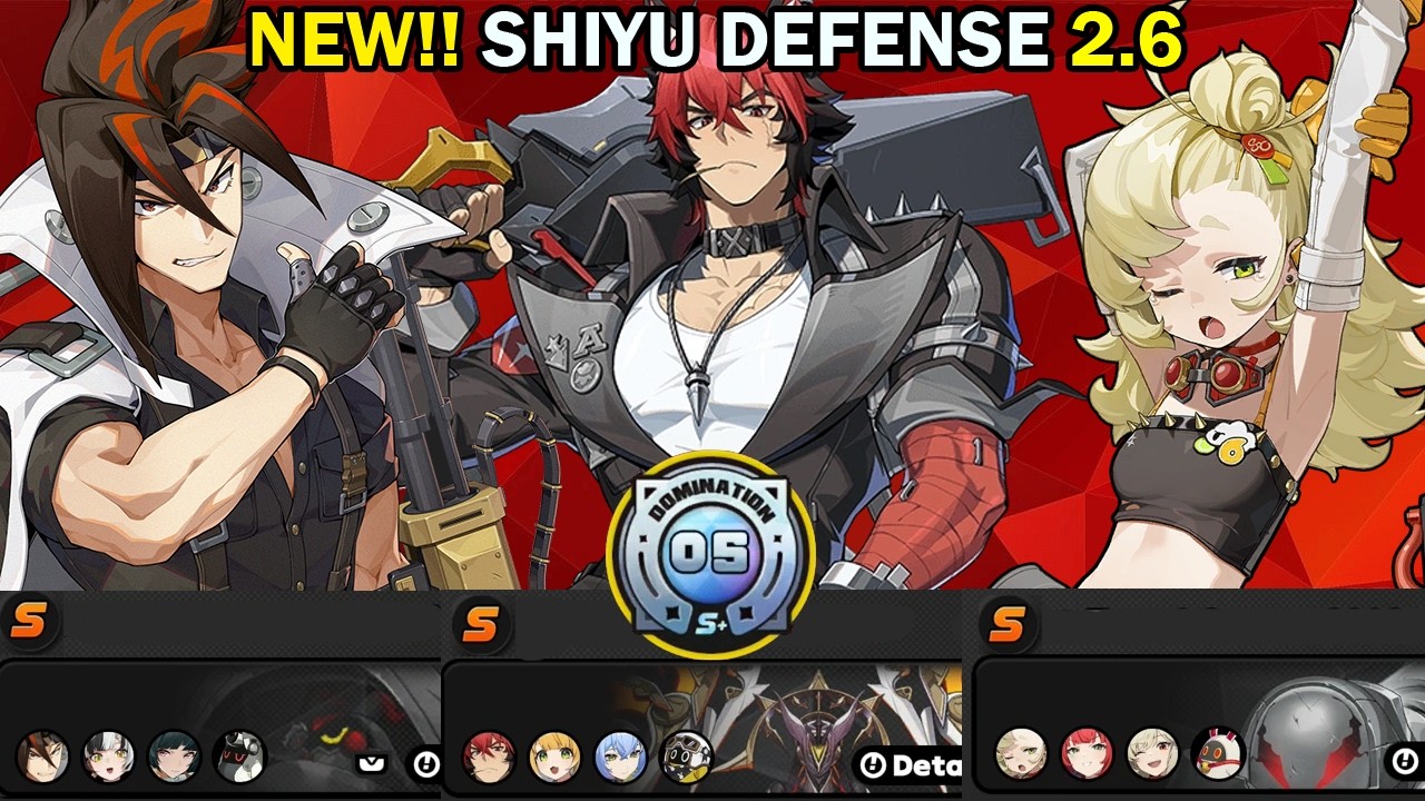NEW Shiyu Defense! | Anton, Manato & Piper BRO! | Node 5 S+ Clear | Zenless Zone Zero ZZZ 2.6【ゼンゼロ】