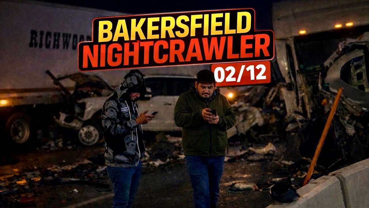 🔴LIVE Nightcrawler News in Bakersfield CA - Viewer Discretion is Advised 02/12