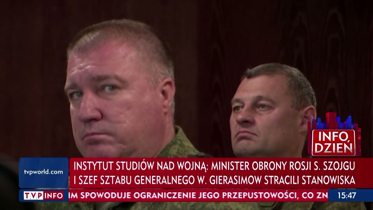 Minister obrony Rosji Szojgu i szef sztabu generalnego Gierasimow stracili stanowiska?