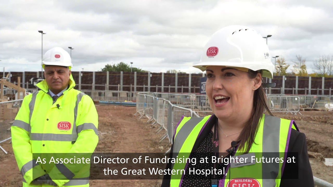 Ground-breaking at OUH Swindon Radiotherapy Centre on the Great Western Hospital site