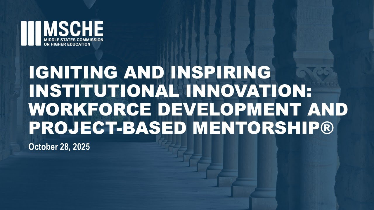 Igniting and Inspiring Institutional Innovation Workforce Development (October 28 2025)