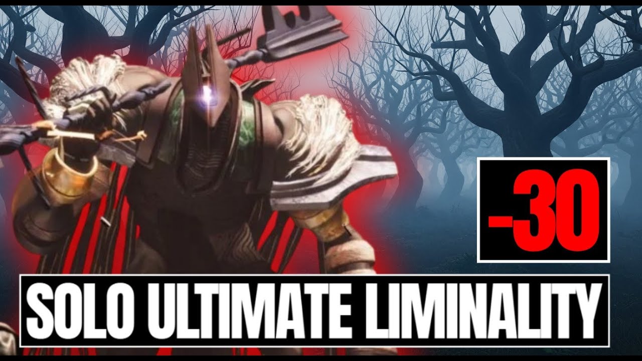 Solo FLAWLESS Ultimate Liminality NIGHTFALL -30 Delta | Destiny 2 Edge Of Fate | WARLOCK
