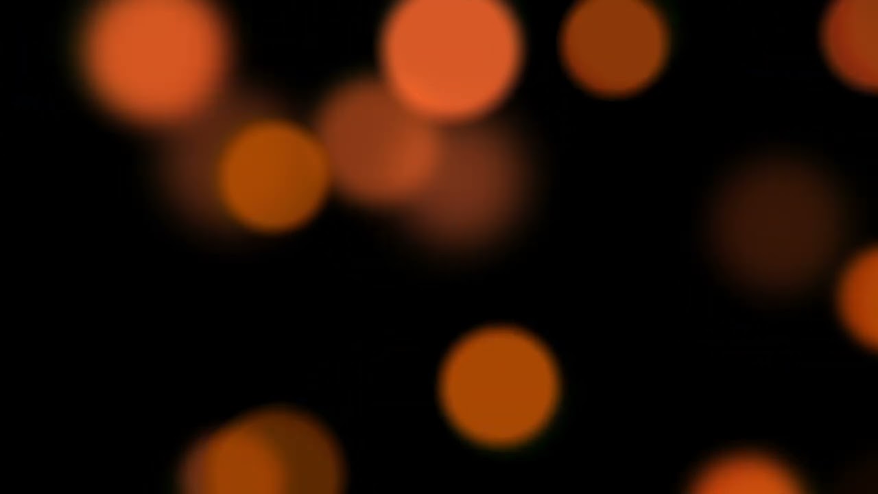 10HR Vibrant Orange Lights on Dark Background | 4K Screensaver