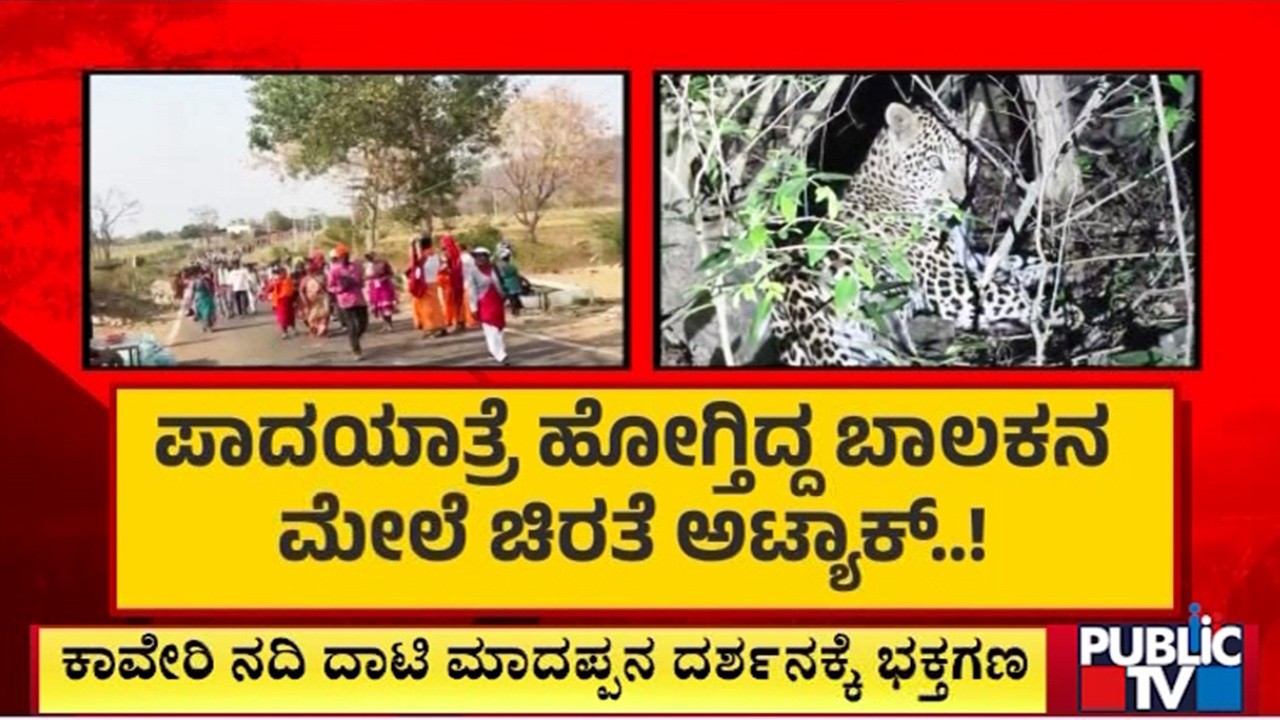 ಮಲೆ ಮಹದೇಶ್ವರ ಬೆಟ್ಟದಲ್ಲಿ ಮತ್ತೆ ಚಿರತೆ ಆತಂಕ | Chamarajanagar | Public Tv