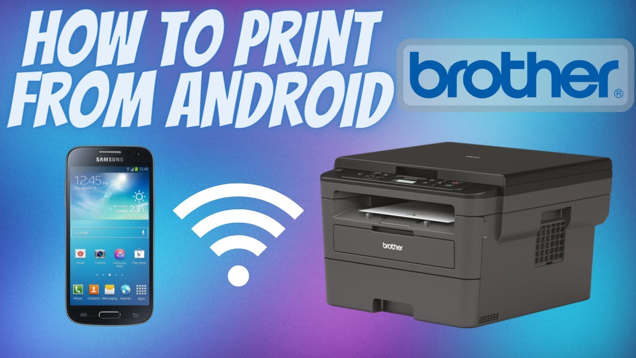 Как печатать с телефона Android на принтере Brother | Учебное пособие по печати на Android