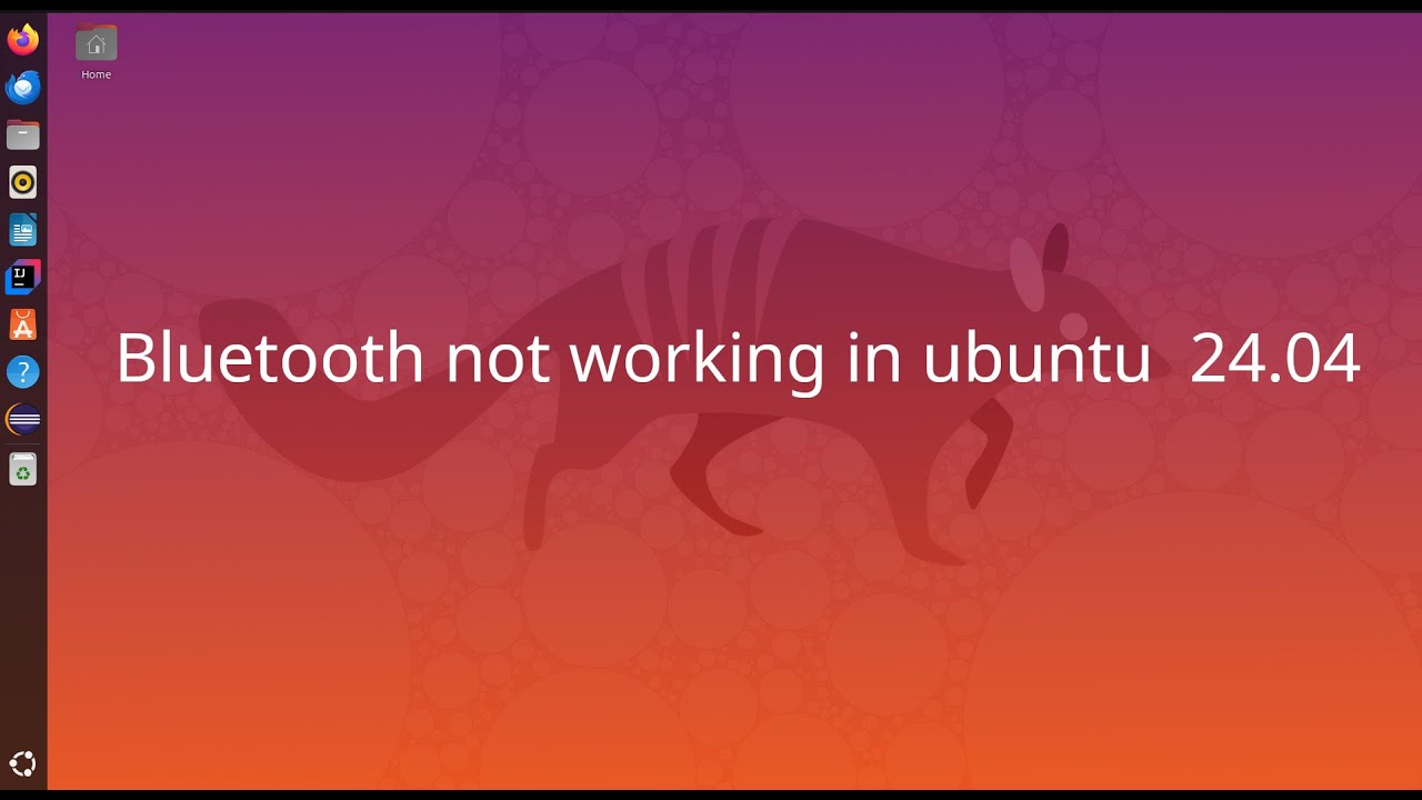 Bluetooth not working in Ubuntu 24.04