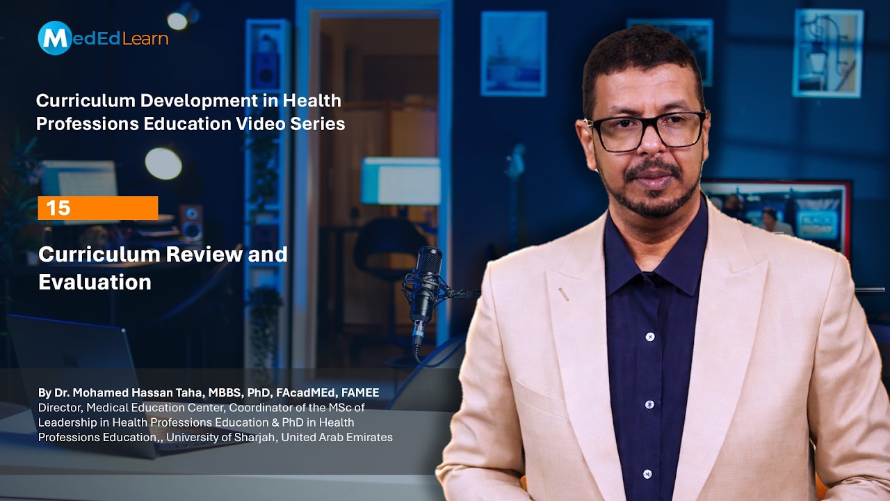 Curriculum Review and Evaluation By Dr Mohamed Hassan Taha