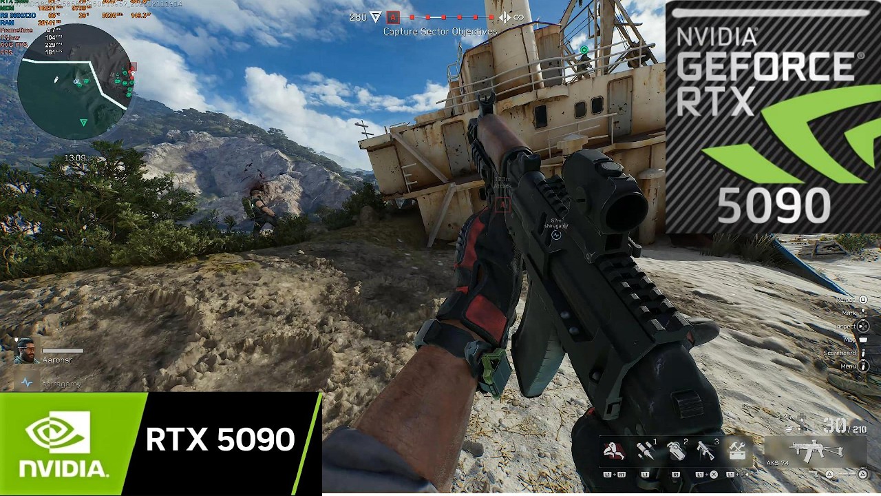 Delta Force : RTX Astral 5090 32GB + AMD Ryzen 9 9950X3D ( 4K Maximum Settings DLSS ON )
