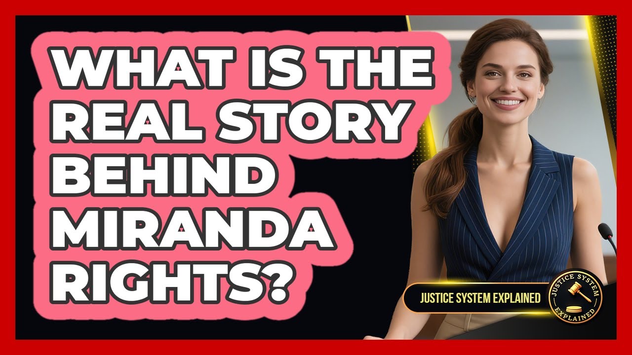What Is The Real Story Behind Miranda Rights? - Justice System Explained