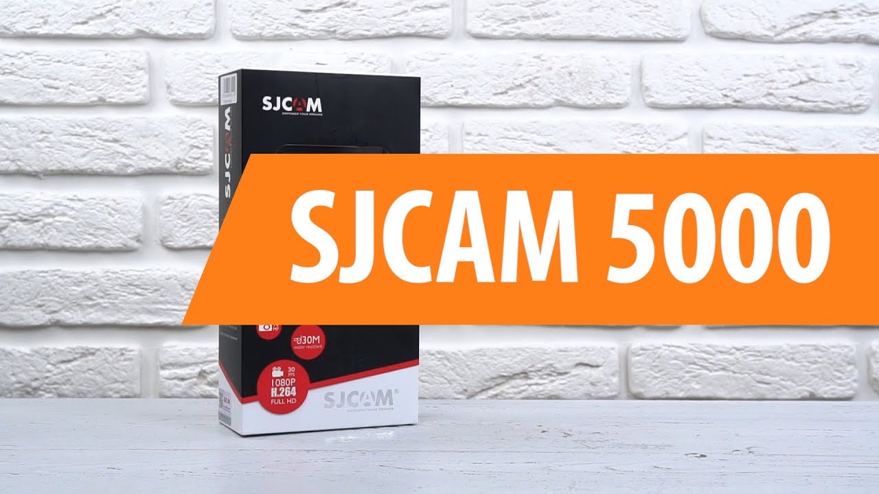 Распаковка экшн видеокамеры SJCAM 5000 / Unboxing SJCAM 5000