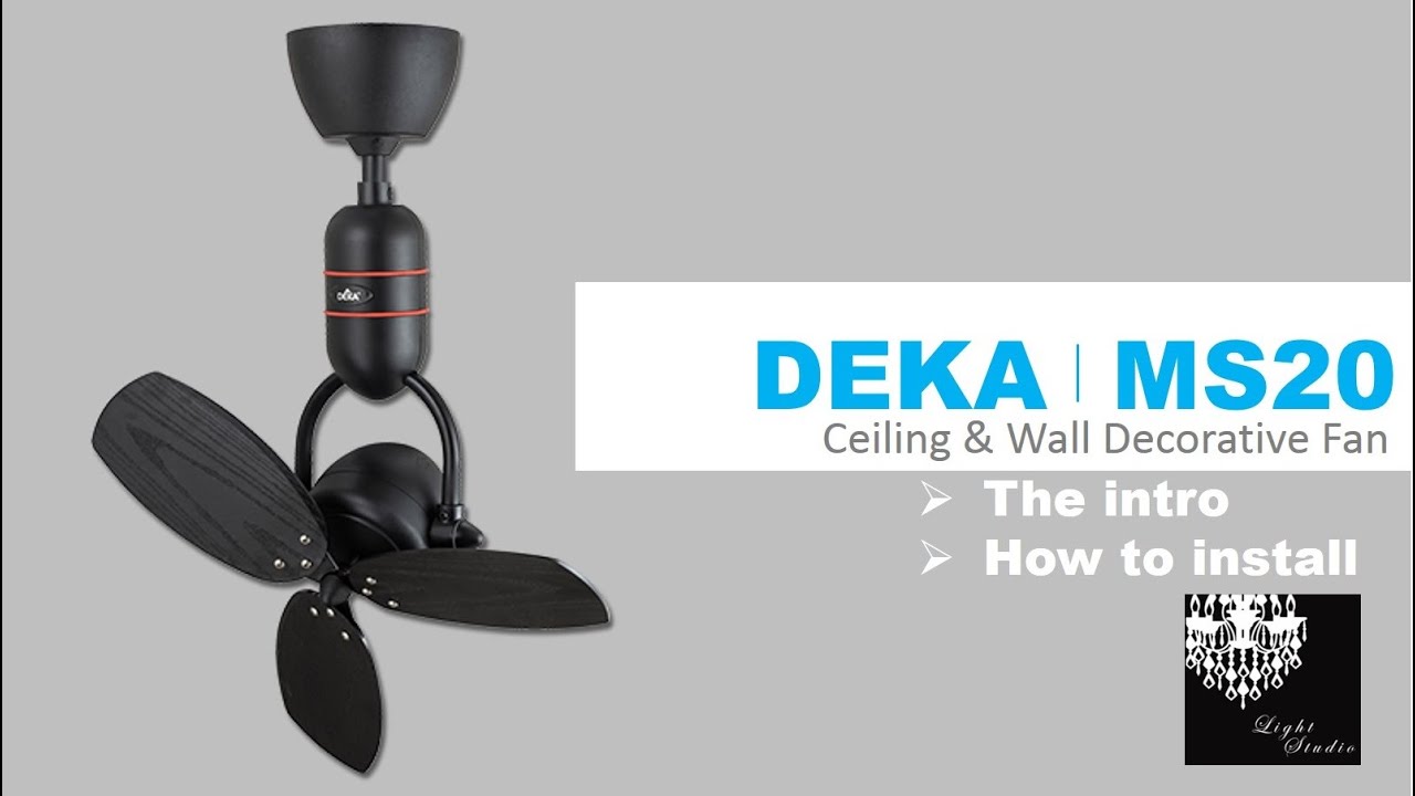 Intro & how to install DEKA MS20/MS16/M3. (Bagaimana Nak Pasang Kipas dinding & siling 2in1 DEKA)