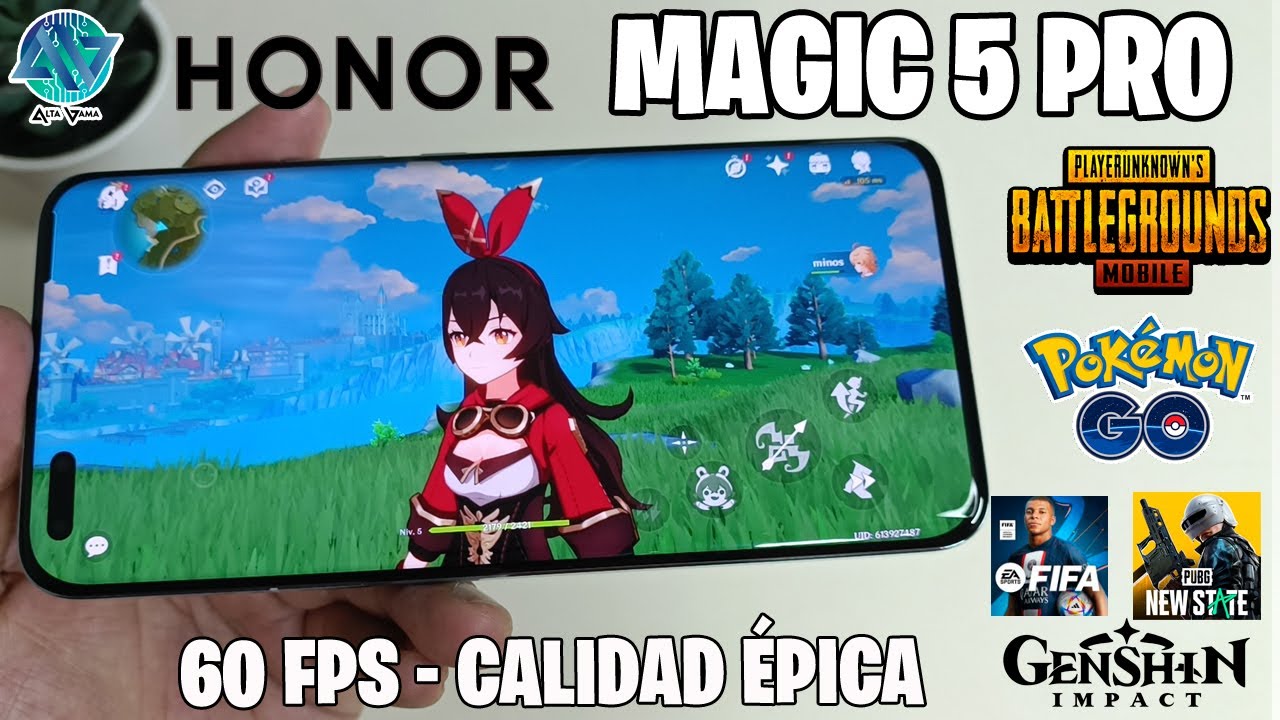 HONOR Magic 5 PRO: Gaming Test: Genshin Impact, PUBG, PUBG New State y FIFA (Snapdragon 8 Gen2)