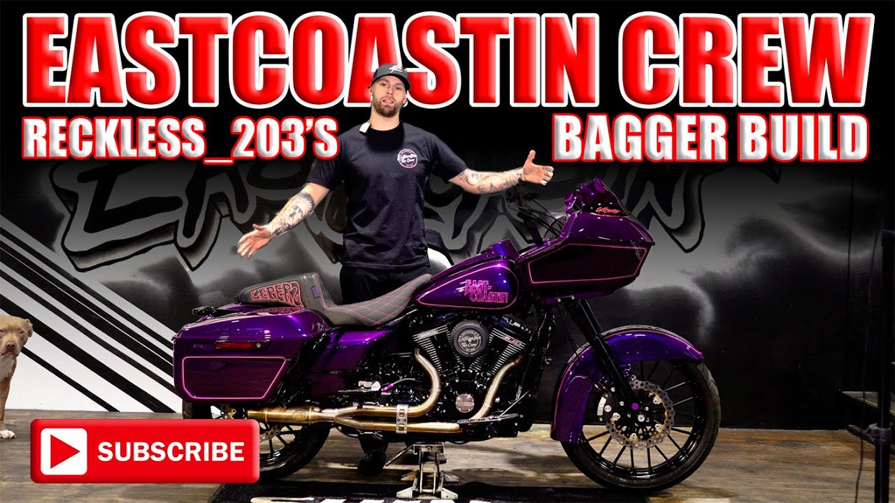 Reckless_203's STUNT BAGGER BREAKDOWN! (Harley wheelies)