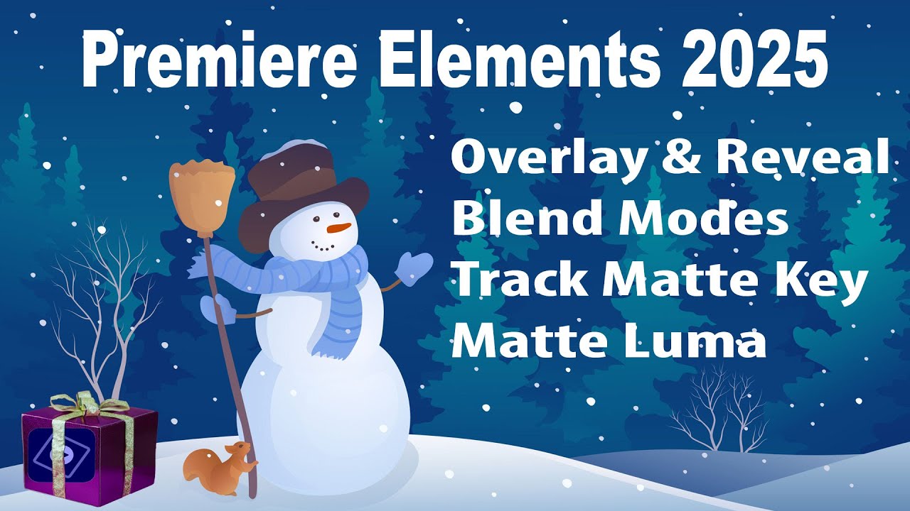 How to Use Overlays & Track Matte Graphics in Adobe Premiere Elements