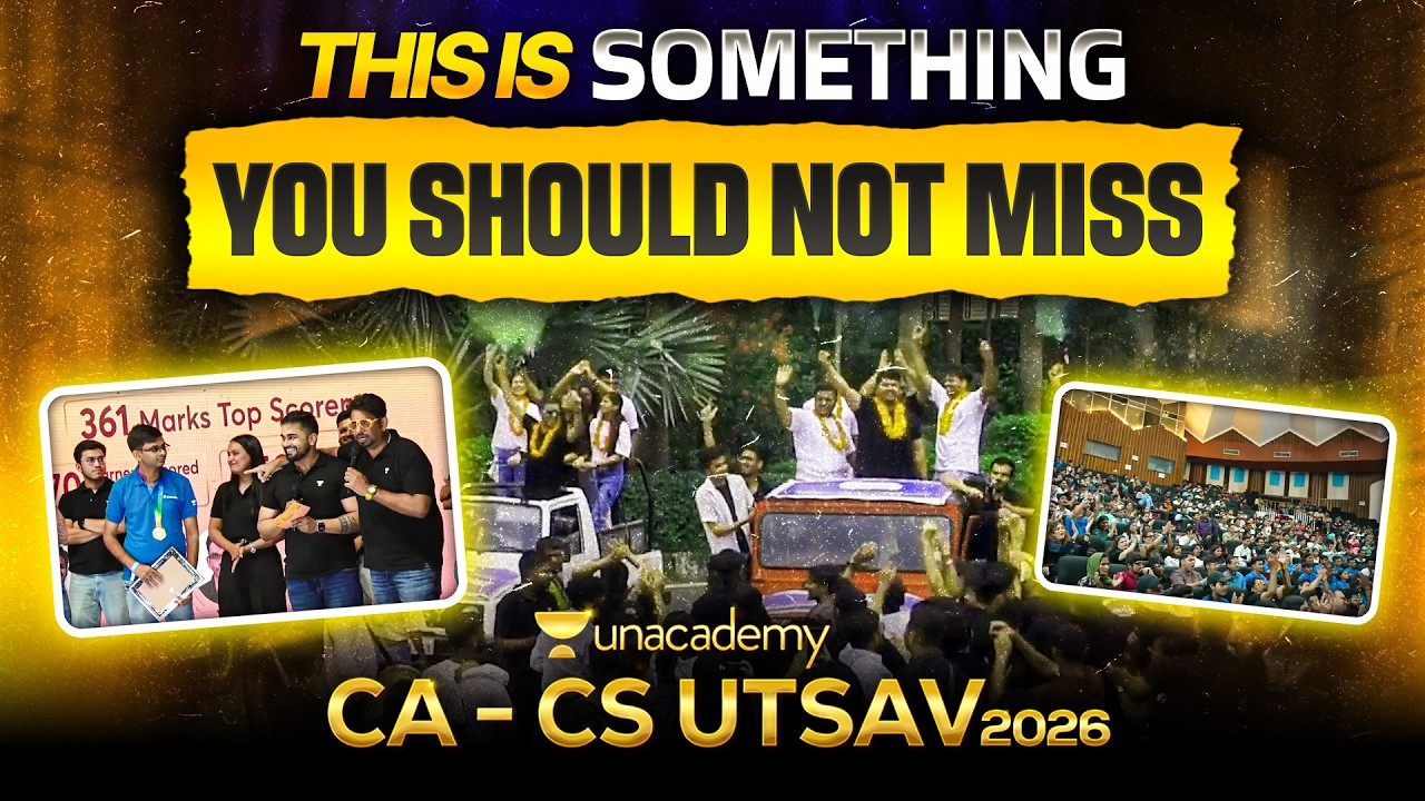 This is Something You Should NOT Miss #CAUtsav2026