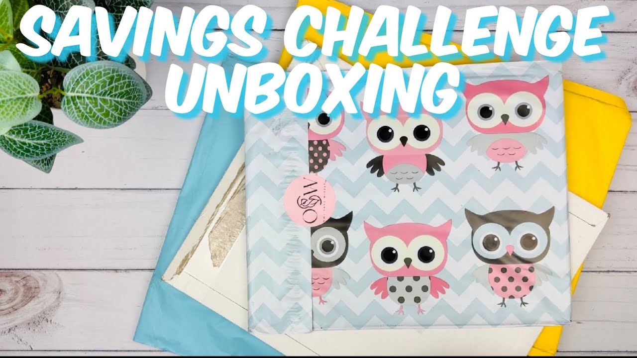 HUGE SAVINGS CHALLENGE UNBOXING | SMALL BUSINESS UNBOXING | CASH STUFFING COMMUNITY | ETSY