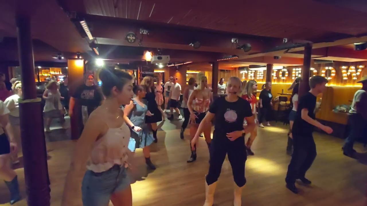 Country side of town  (line dance demo)