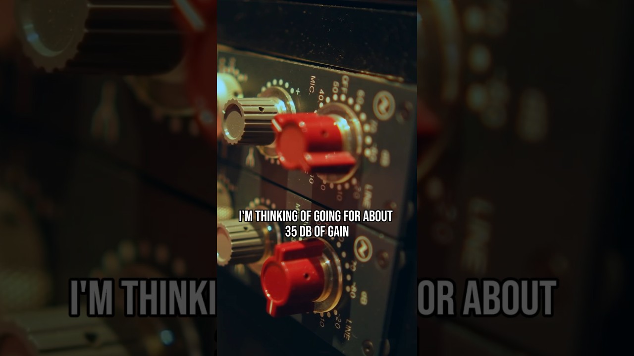 Настройки Neve 1073 для вокала