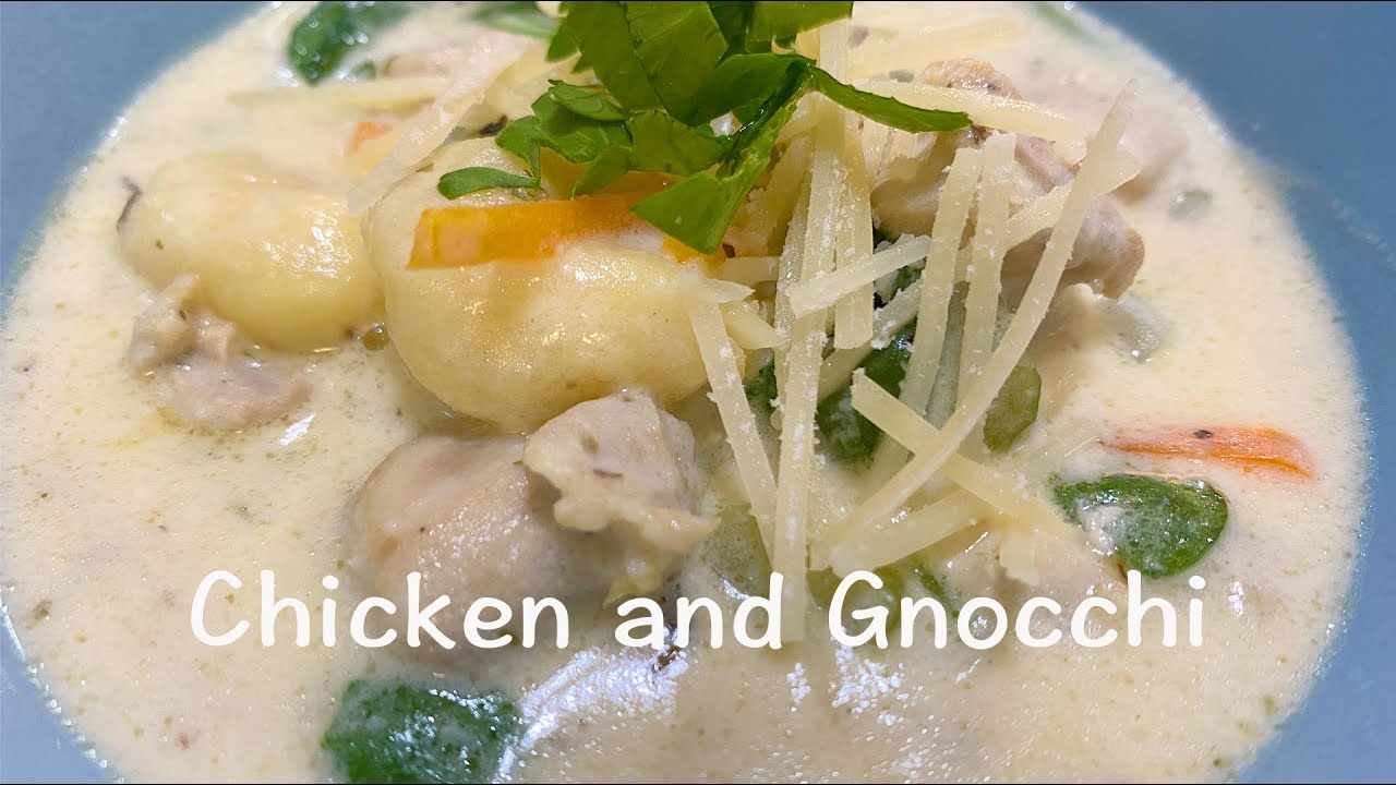 My own version of Olive Garden's Chicken and Gnocchi