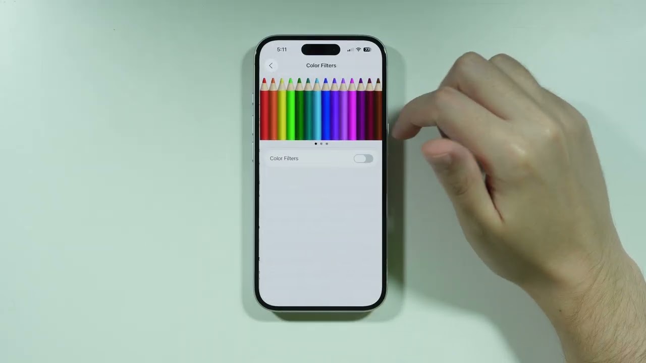 iPhone 17: как включить фильтр для людей с дальтонизмом (цветовые фильтры)