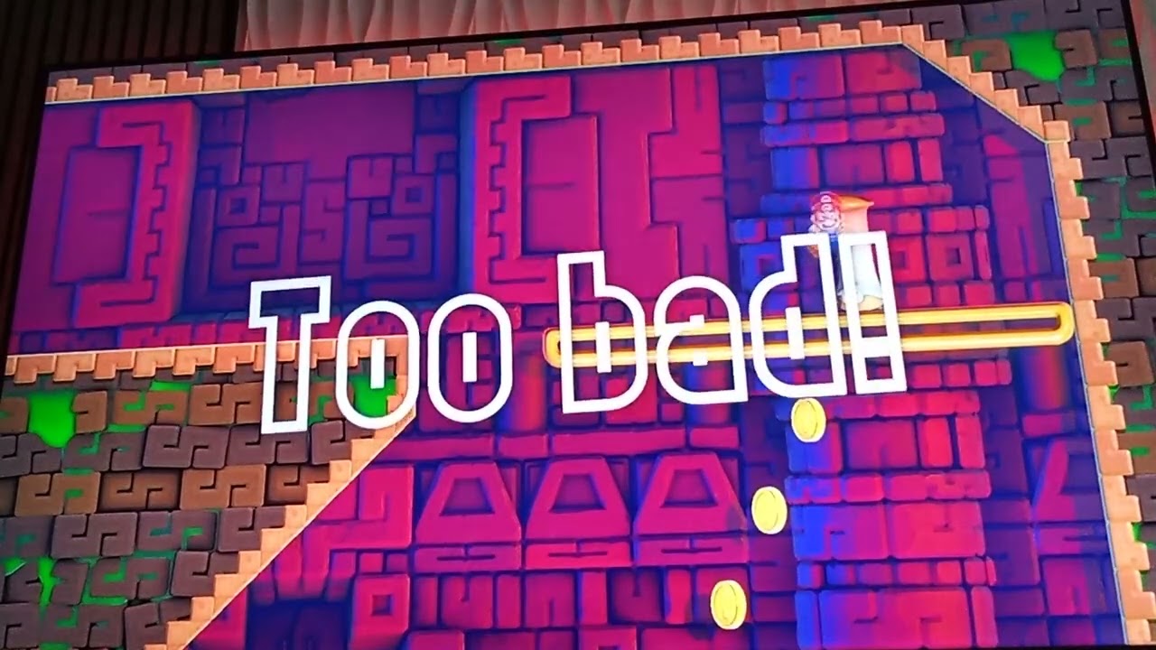 The hardest thing I've done in live in Super Mario. Bros wonder.