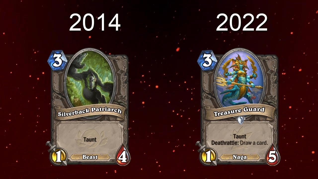 Hearthstone - Silverback Patriarch Power level 2014 - 2022