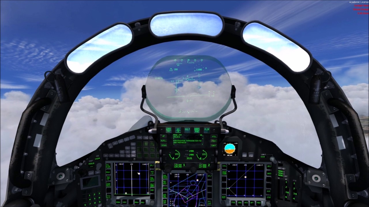 Eurofighter Typhoon for FSX/P3D Pre-Beta Footage