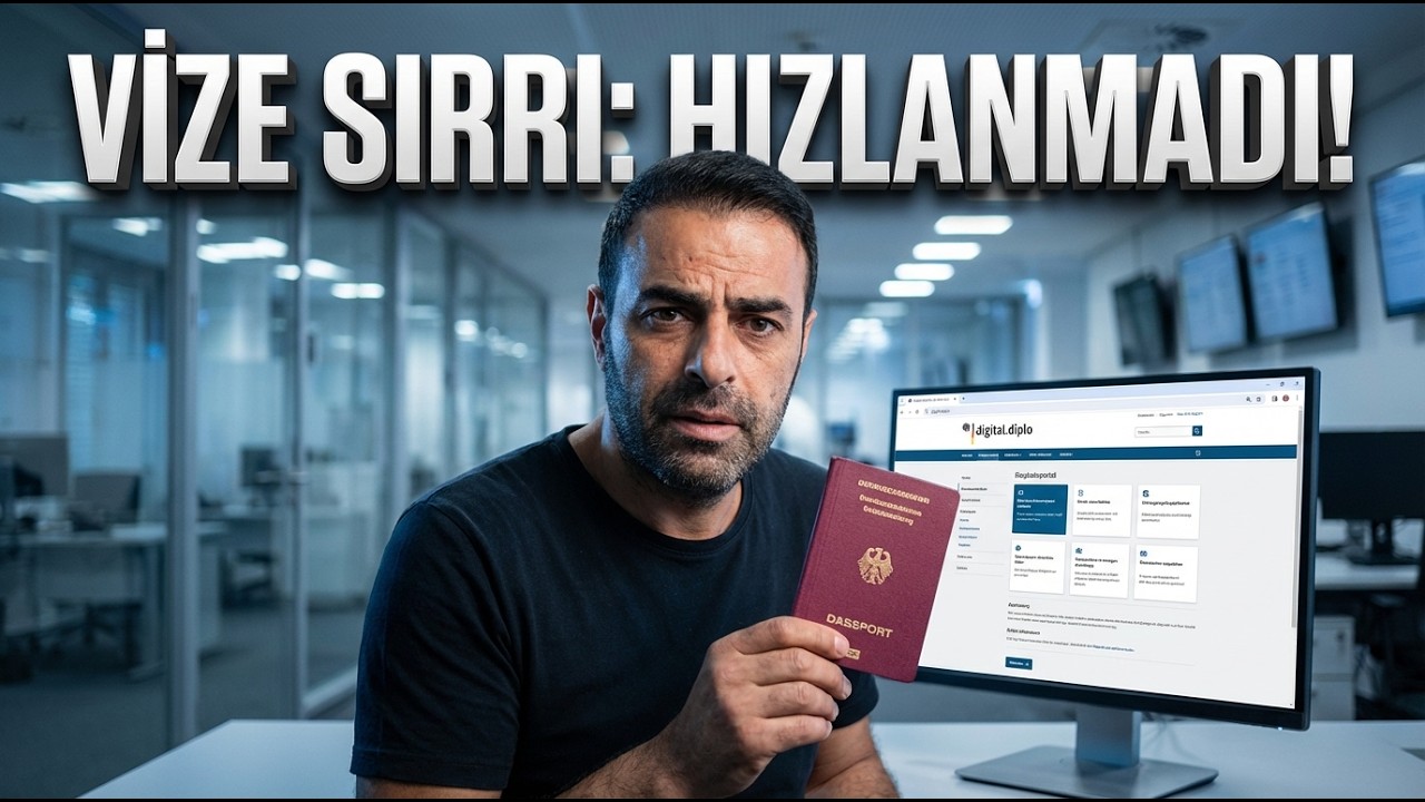 Digital Diplo Geldi! İDATA Bitti mi? | Almanya D Tipi Vize Ger&ccedil;eği. | Peki Şimdi Ne Yapacağız?