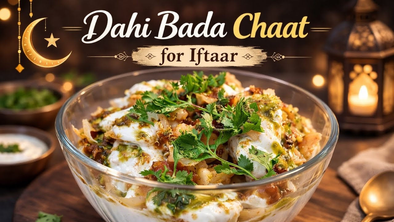 Dahi Bada Chaat Recipe | Easy Iftaar Special | Soft & Spongy Dahi Bhalla | Ramadan 2026||