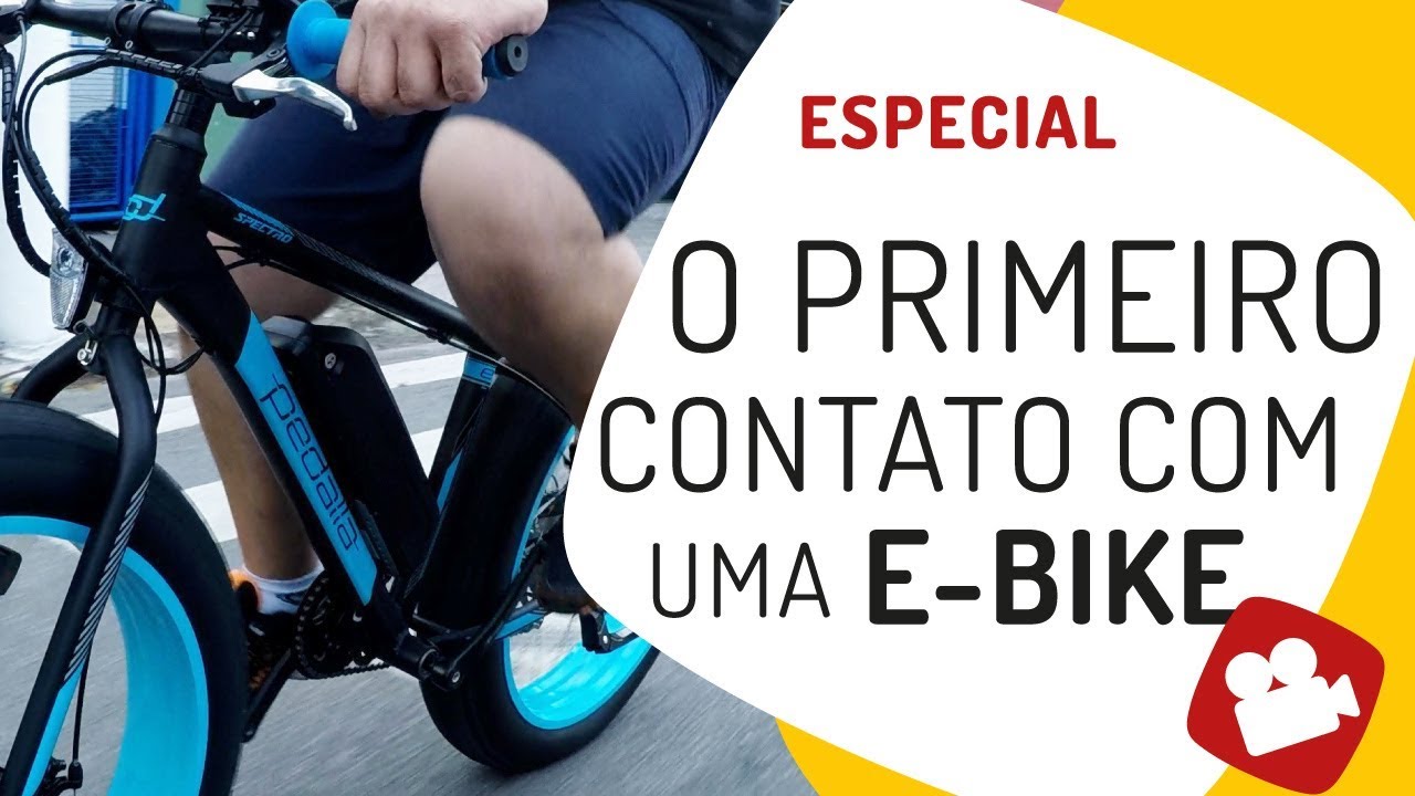 A primeira vez com uma bicicleta elétrica. Pedaleria