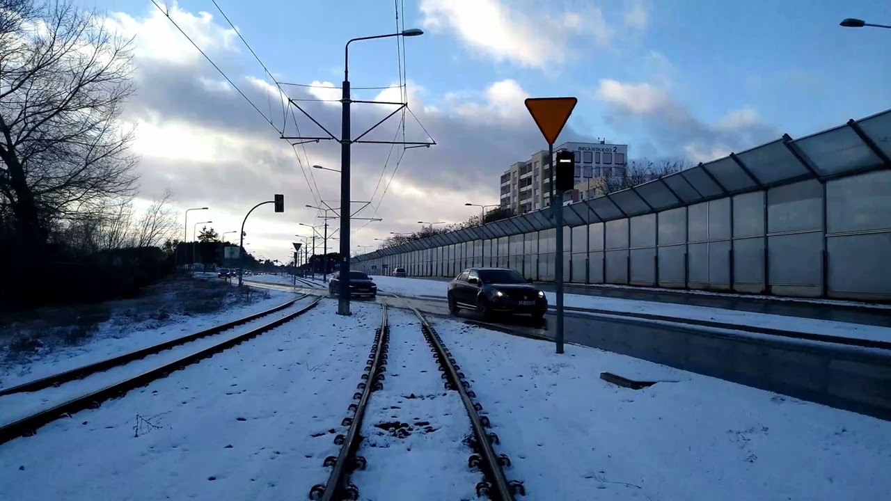 Bydgoszcz linia nr 11 Niepodległości - Bielawy (Zima 23.XII.2023)