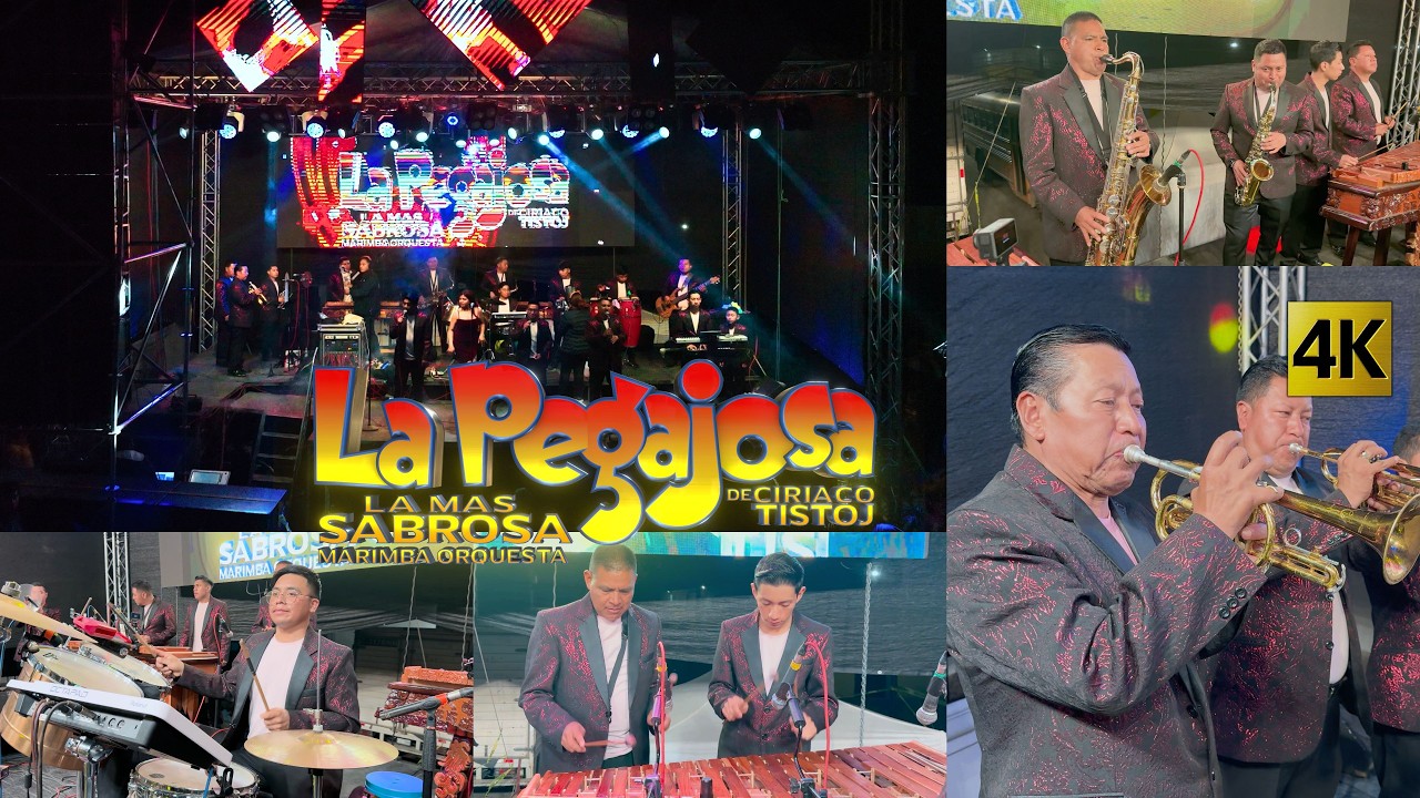 Marimba Orquesta La Pegajosa de Ciriaco Tistoj - Con La Mas Sabrosa 4K