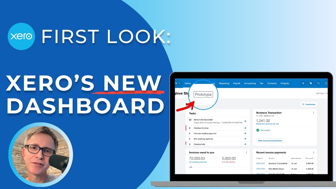 Xero&rsquo;s New Dashboard Prototype (2025) &mdash; Full Tour & First Impressions