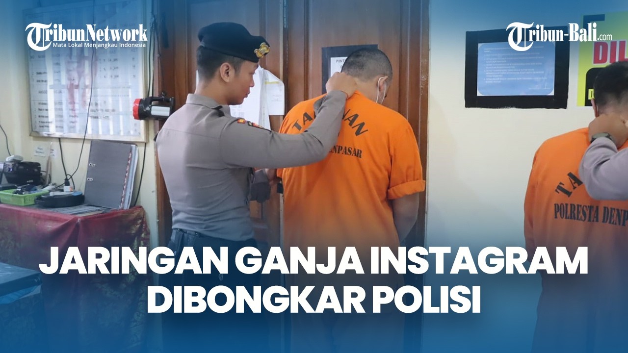 Belanja Narkoba 2 Kg via Instagram, Dua Pengedar Diringkus Polresta Denpasar