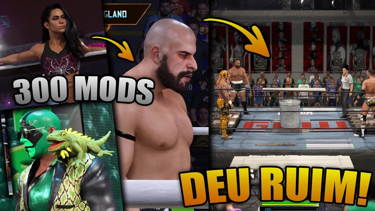I installed OVER 300 MODS on WWE 2K25 and...