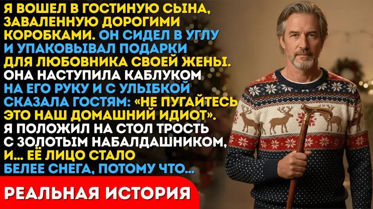 Мой сын сидел на полу и упаковывал подарки для любовника своей жены