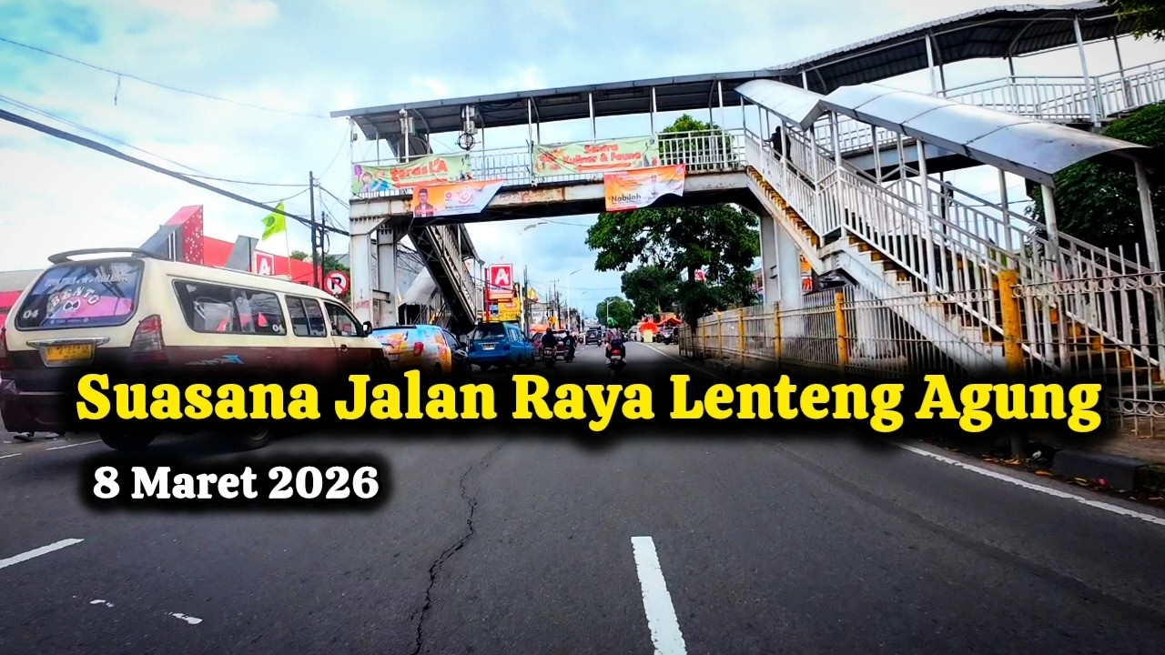 Suasana Jalan Raya Lenteng Agung Kec.Jagakarsa Jakarta Selatan - BABEH INAL