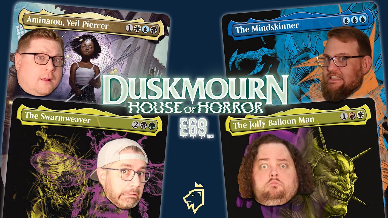 Aminatou vs Mindskinner vs Balloon Man vs Swarmweaver | Spooky DUSKMOURN Commander Gameplay!