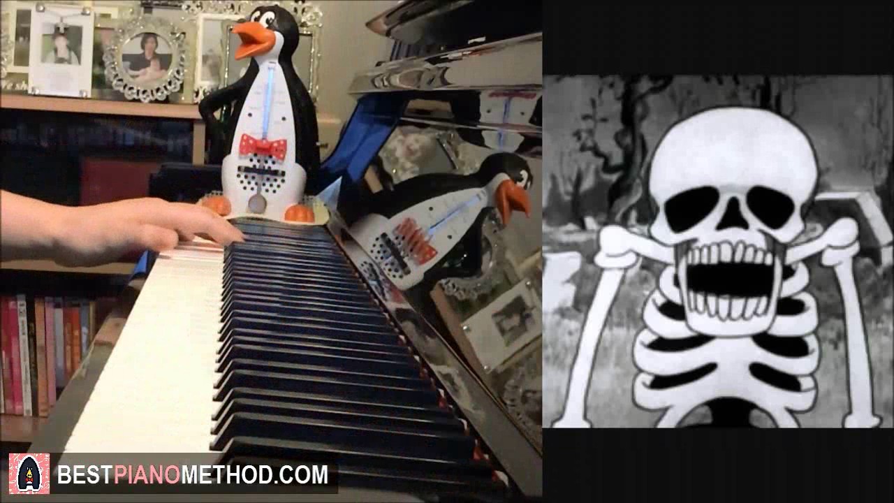 Spooky Scary Skeletons (Piano Cover by Amosdoll)