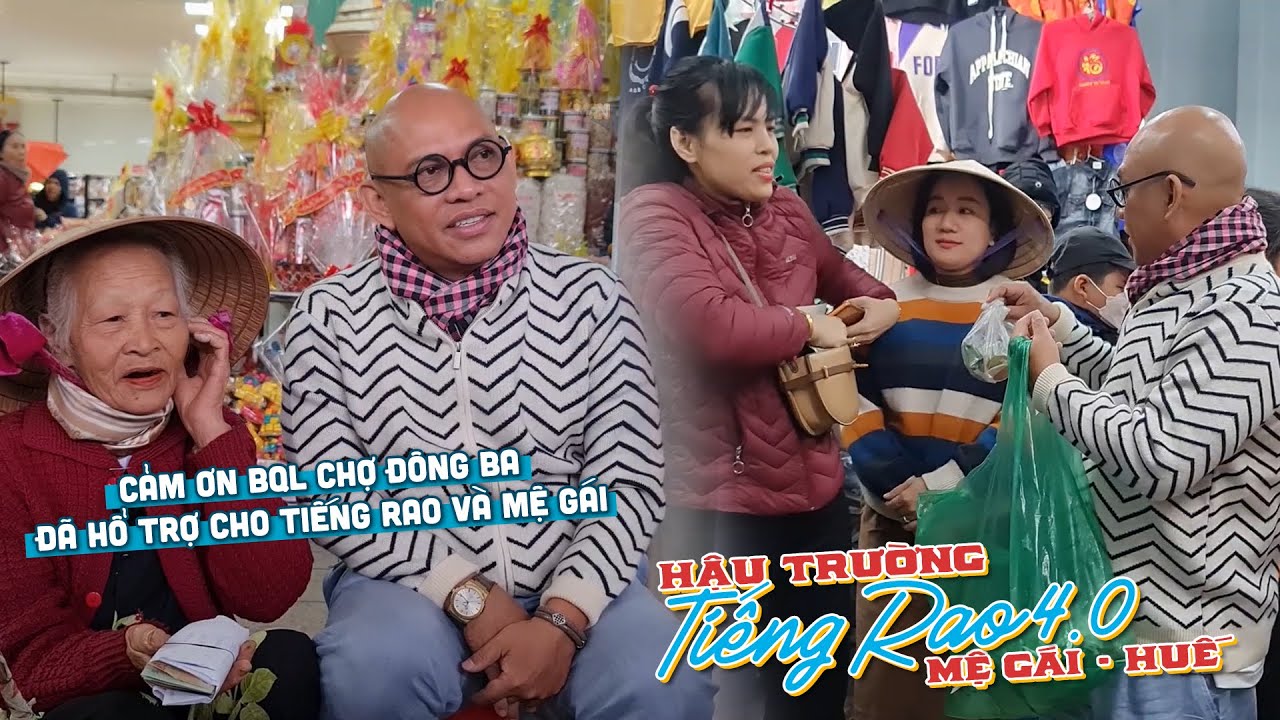 Hậu trường T.R HUẾ| Bà con tiểu thương Chợ Đông Ba cứu Color Man khỏi bàn thua trông thấy !