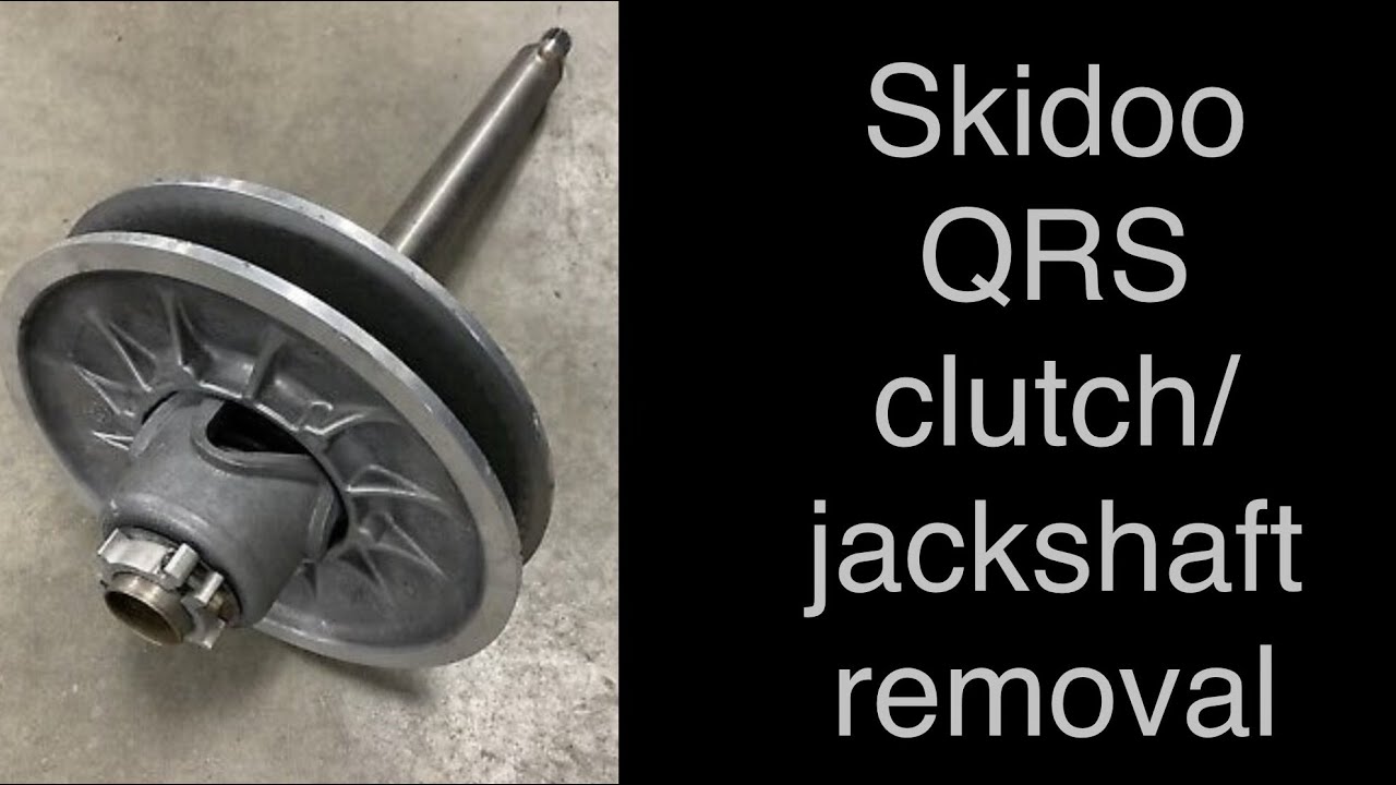 Skidoo QRS secondary clutch removal